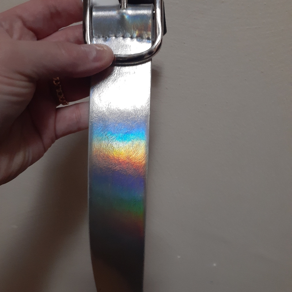 Shiny Silver Belt